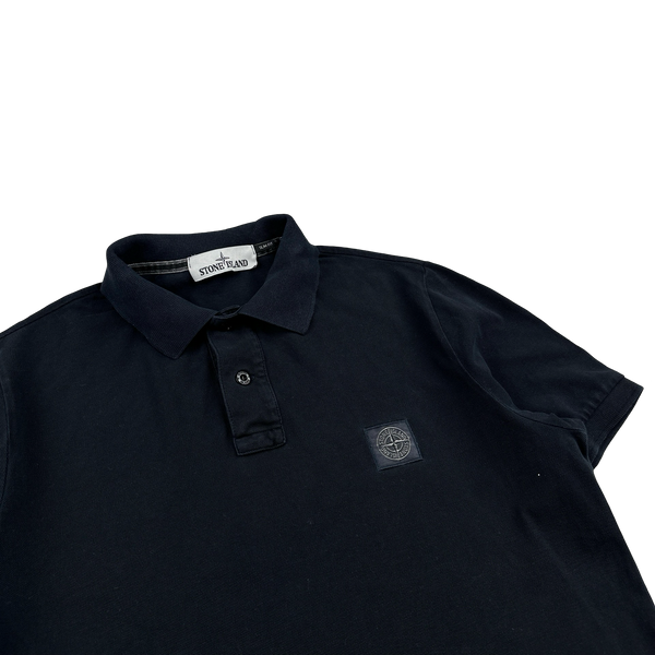 Stone Island 2019 Navy Slim Fit Polo - Medium