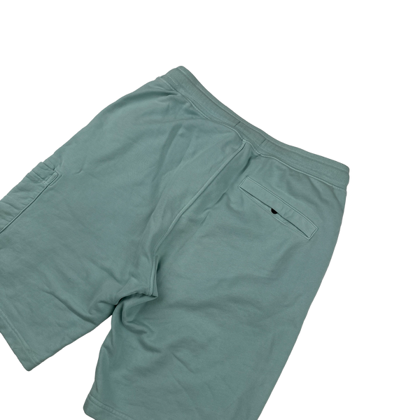 Stone Island 2022 Baby Blue Cotton Shorts - Medium