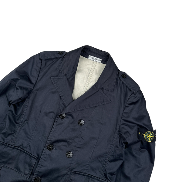 Stone Island 2009 Double Breasted Navy Jacket - Large