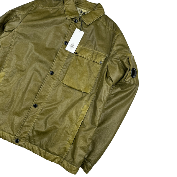 CP Company Olive Green Nyber Field Jacket - Large