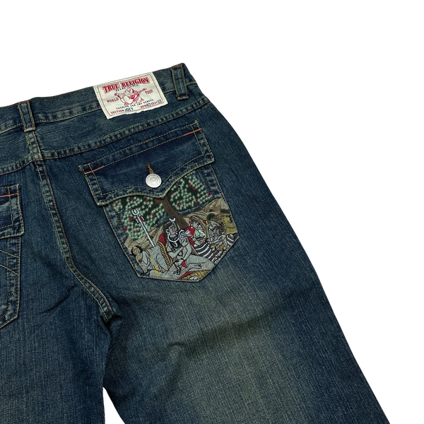 True Religion Rare Deadstock Joey Baggy Fit Jeans - 40"