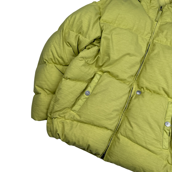 Stone Island 2021 Green Shadow Project Cotton Down Jacket - Large