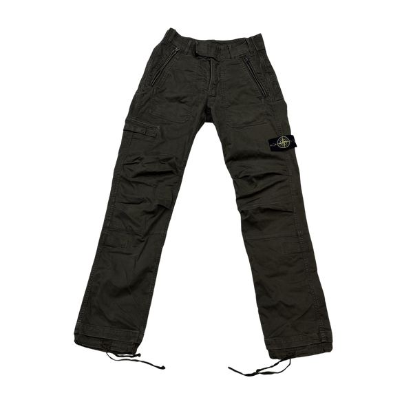 Stone Island 2007 Thick Cotton Cargo Trousers - 30"