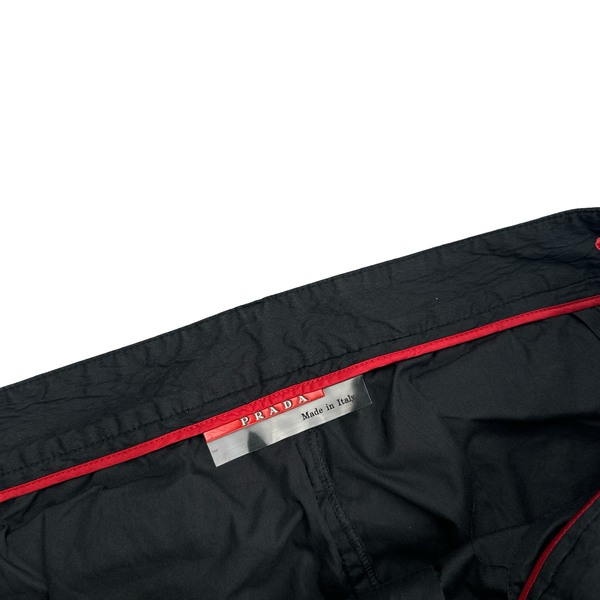 Prada Sport Archive Red Tab Cotton Relaxed Fit Trousers - 34"