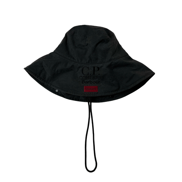 CP Company x Barbour Waxed Goggle Bucket Hat - Medium