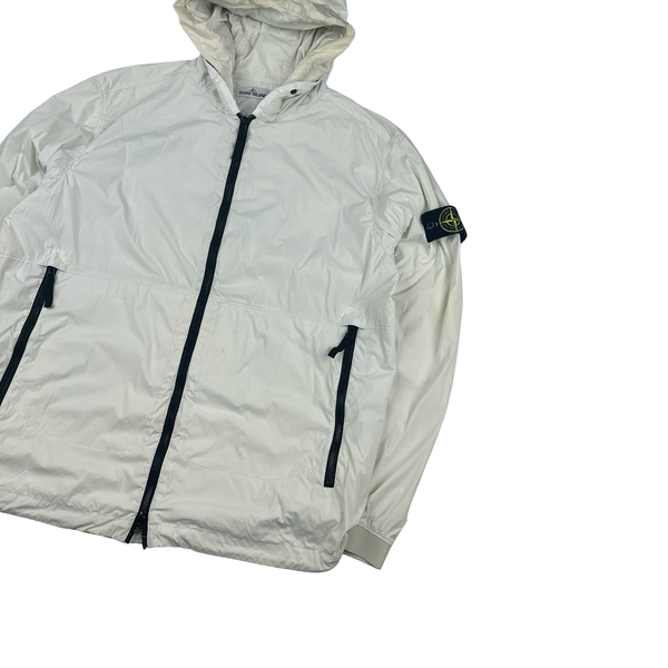 Stone Island White Nylon Skin Touch TC Jacket - XL