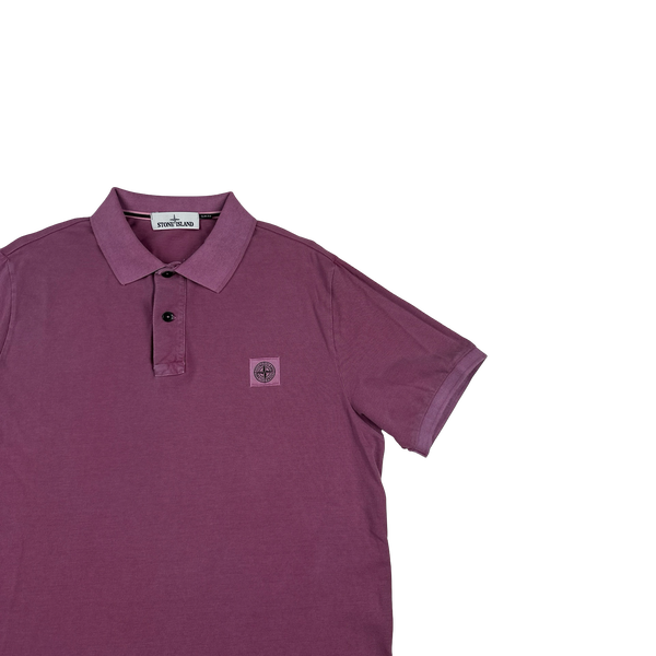 Stone Island 2019 Pink Short Sleeve Polo Shirt - XXL