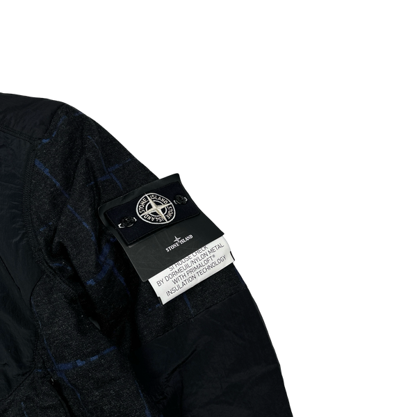 Stone Island 2016 Dormeuil Cloth Nylon Metal Primaloft Bomber Jacket - Small