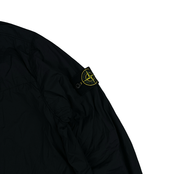 Stone Island 2022 Black Nylon Skin Touch TC Polartec Jacket - Small