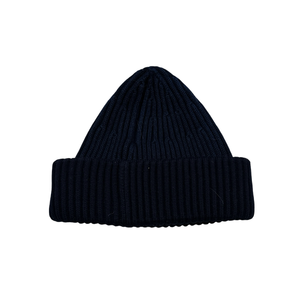 Stone Island 2014 Blue Two Tone Ribbed Beanie
