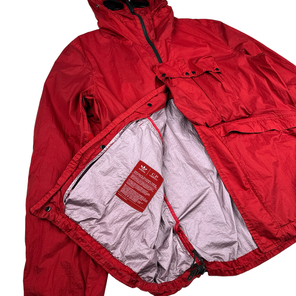 CP Company x Adidas Red Explorer Chrome Goggle Jacket - Large