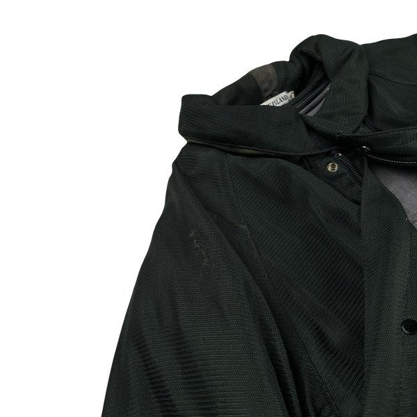 Stone Island Vintage 1996 Emerald Green Boxy Fit Dual Layer Mesh Jacket - XL