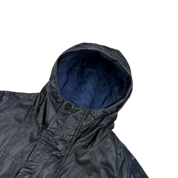 Stone Island 2011 Dark Blue Colour Change Ice Down Jacket - XL