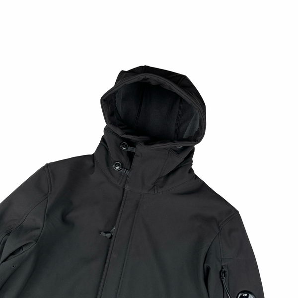 CP Company Black Fishtail Parka Soft Shell - XS