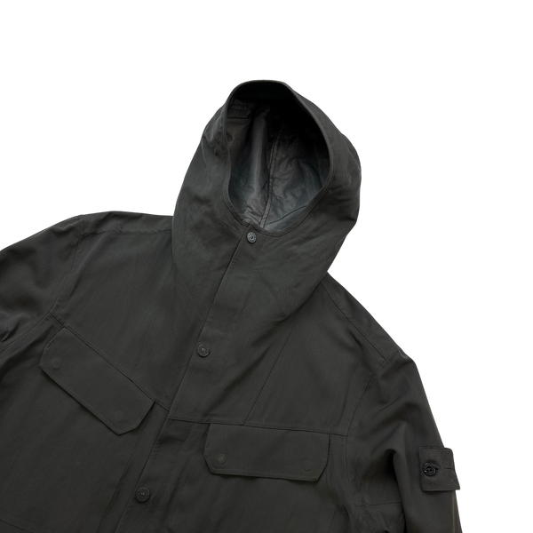 Stone Island 2016 Grey Ghost Water Repellent Wool Jacket - Large