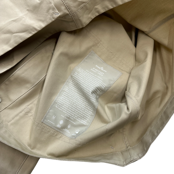 Stone Island 2023 Tan O-Ventile Ghost Jacket - Small