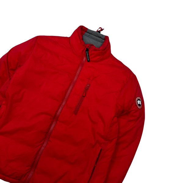 Canada Goose Red Zipped Down Filled Jacket - XS