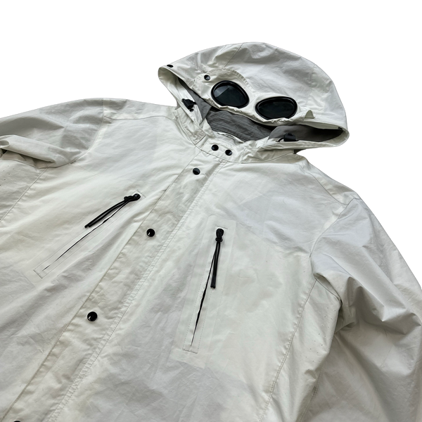 CP Company White Micro M Jacket - Medium