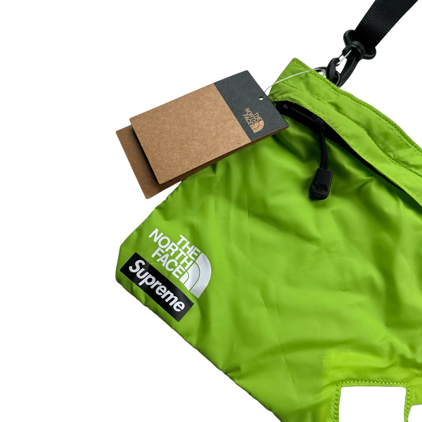 Supreme X North Face Spellout Green Gore-tex Bag