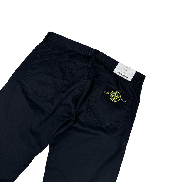 Stone Island 2017 Black Slim Fit Trousers - 32"
