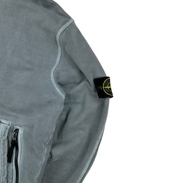 Stone Island 2013 Thick Cotton Zipped Hooded Overshirt - Large