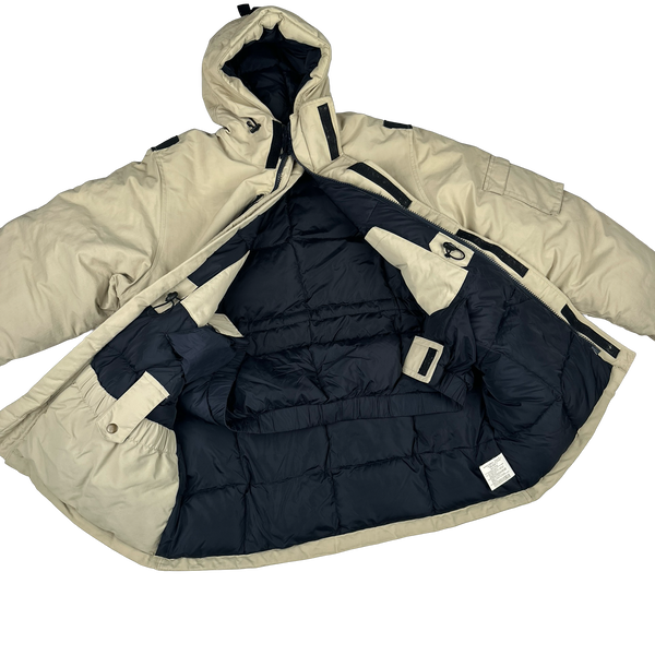 Armani Jeans 2000's Heavyweight Down Filled Long Puffer Jacket - Small