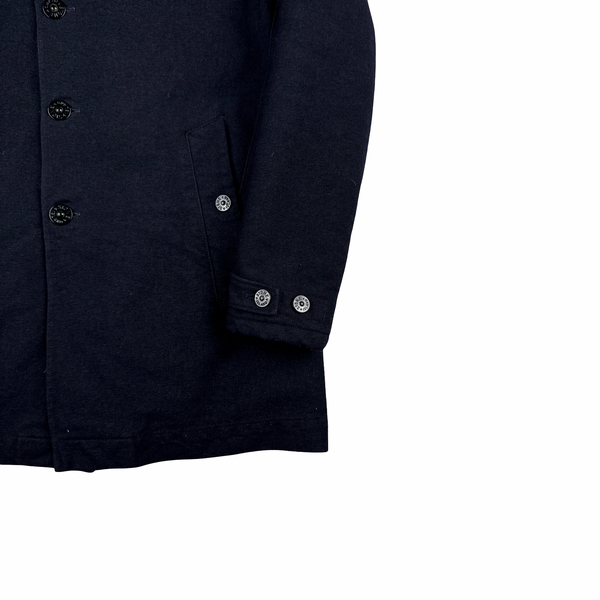 Stone Island 2014 Saia Doppia Faccia Wool Long Winter Jacket - Medium
