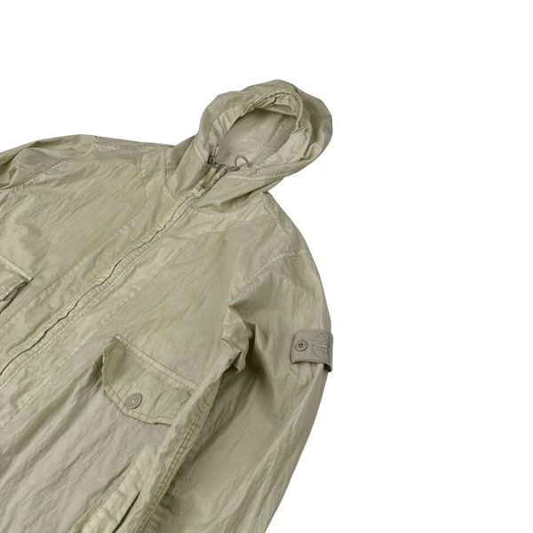 Stone Island 2019 50 Fili Resinata Ghost Parka Jacket - Small