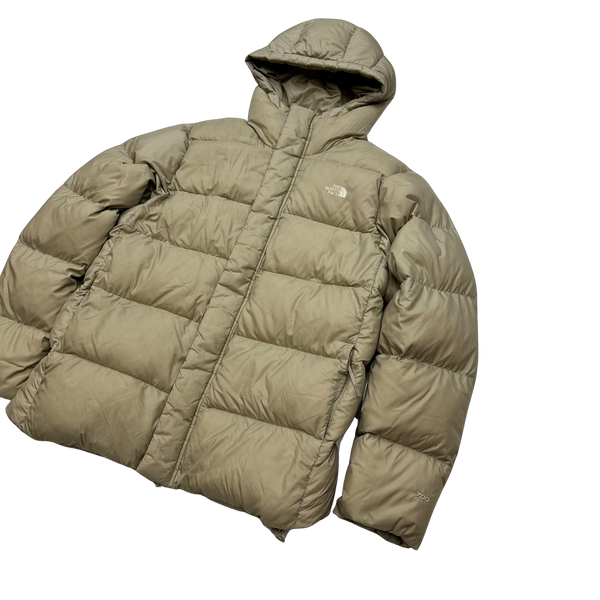North Face Beige 700 Down Fill Puffer Jacket - Medium