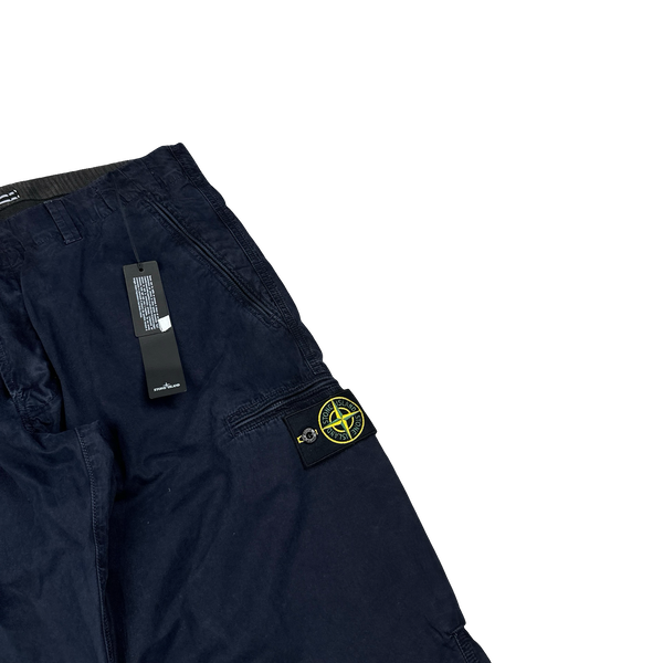 Stone Island 2012 Navy Blue Straight Fit Cargo Trousers - 38"