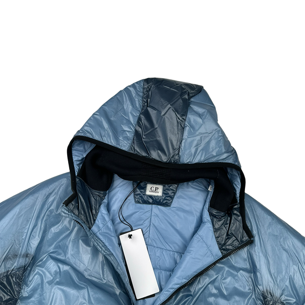 CP Company Blue Face Mask Outline Primaloft Puffer - Large