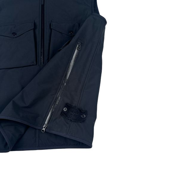 Stone Island 2020 Navy Ghost Stretch 5L Gilet - XL