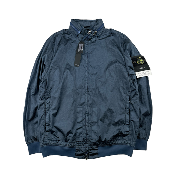 Stone Island 2023 Econyl Blue Regenerated Nylon Metal Jacket - XL