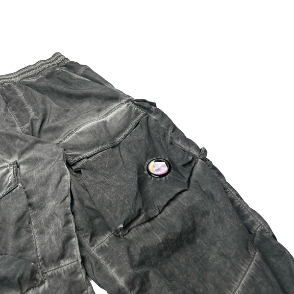 CP Company x Palace Grey Nylon Cargo Trousers - 32"
