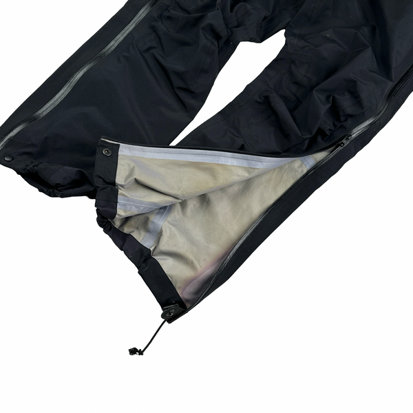 Arcteryx Black Gore-Tex XCR Lightweight Shell Trousers - Large