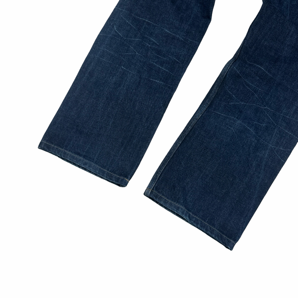Stone Island 2010 Regular Fit Dark Blue Denim Jeans - Large