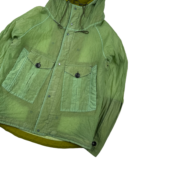 Ten C Green Lightweight Tempest Anorak Jacket - Medium