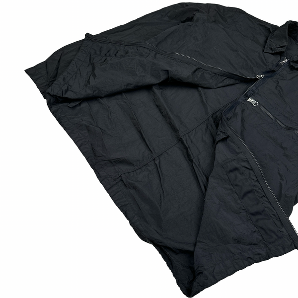 Stone Island 2023 Black Nylon Metal Econyl Overshirt - Large