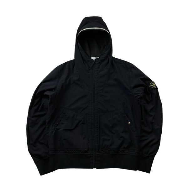 Stone Island 2012 Black Fleece Lined Soft Shell R Jacket - XL