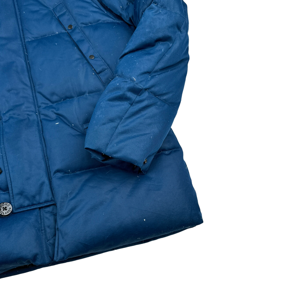 Stone Island Navy Weatherproof Down Parka Jacket - Medium