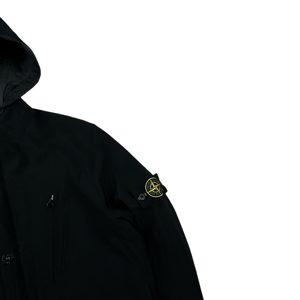 Stone Island 2015 Black Fleece Lined Soft Shell - Medium