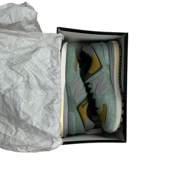 Stone Island x New Balance 574 Dark Green Legacy Trainers - UK 9.5