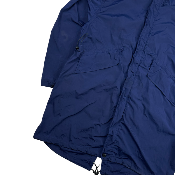 CP Company Blue Nycra Fishtail Parka Jacket - XL