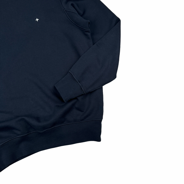Stone Island Stellina Navy Crewneck Sweatshirt - Medium