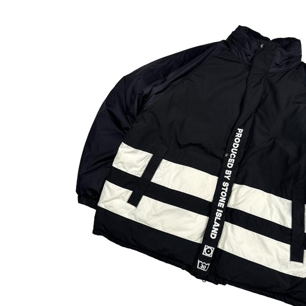 Stone Island x Supreme 2023 Tela Logo Reversible Down Puffer Jacket - XXL