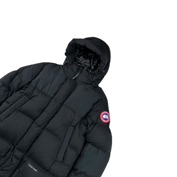 Canada Goose Black Premium Down Armstrong Long Puffer Jacket - Medium