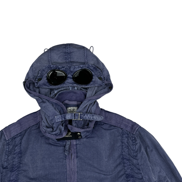 CP Company Purple Chrome Shimmer Goggle Jacket - Large