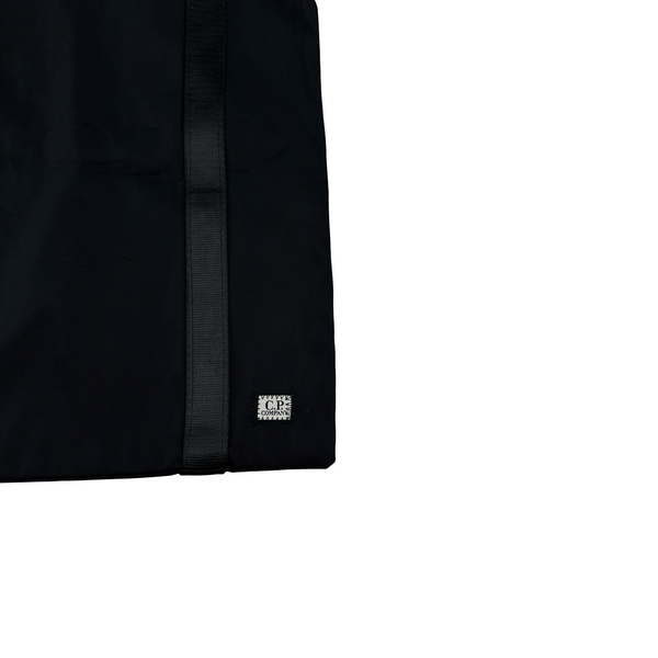 CP Company Black Nylon Spellout Side Bag