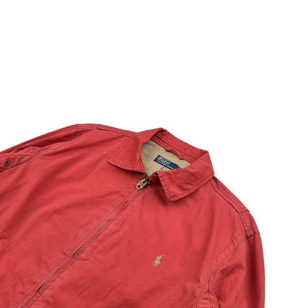 Ralph Lauren Red Harrington Lightweight Bomber Jacket - XL
