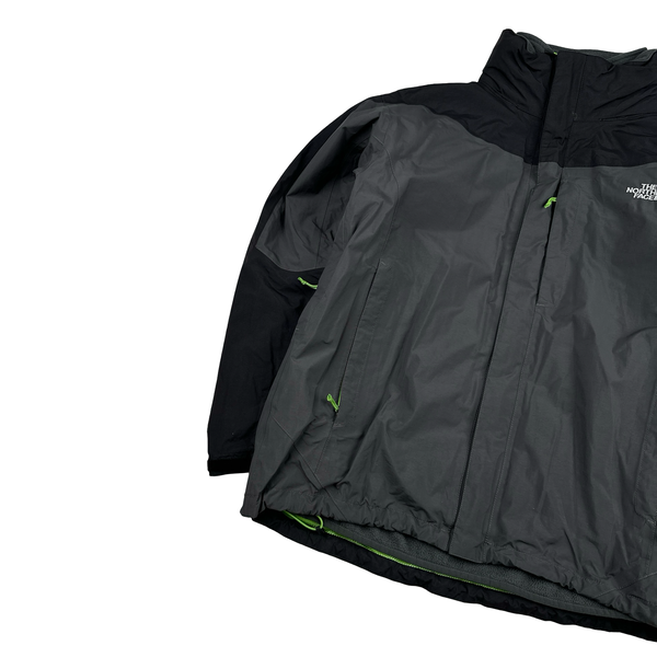 North Face 3 In 1 Fleece Lined Colour Block Hyvent Jacket- Large